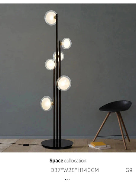 Luminaire Lampadaire design nordique élégant – Référence : Alaric1234-ILLUMEEN.COM