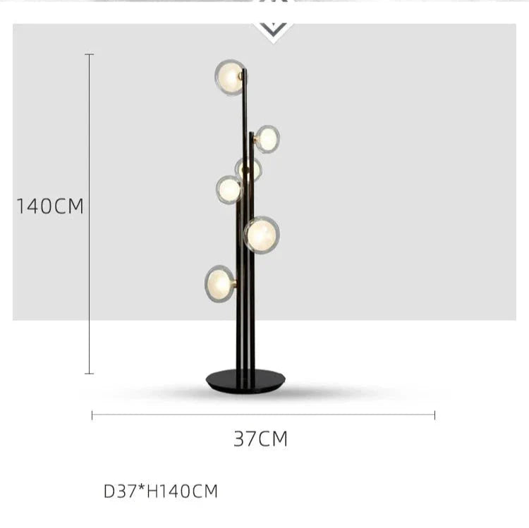 Luminaire Lampadaire design nordique élégant – Référence : Alaric1234-ILLUMEEN.COM
