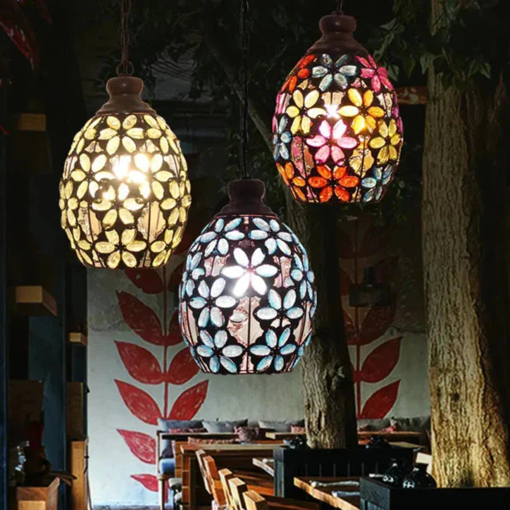 Luminaire Suspension finition cuivre brossé – Référence : Télian4829-ILLUMEEN.COM