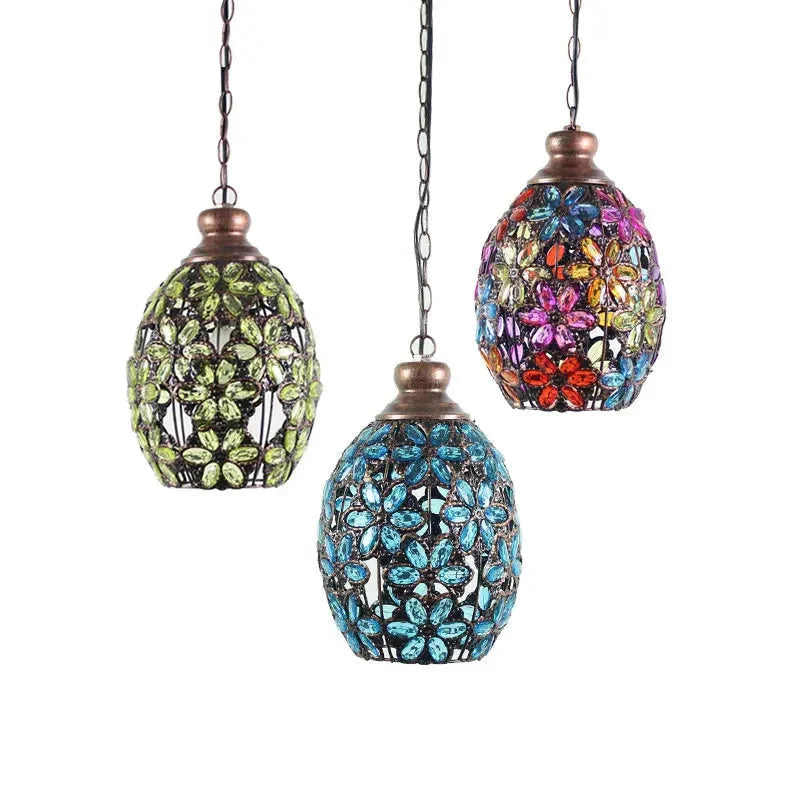 Luminaire Suspension finition cuivre brossé – Référence : Télian4829-ILLUMEEN.COM