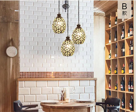 Luminaire Suspension finition cuivre brossé – Référence : Télian4829-ILLUMEEN.COM