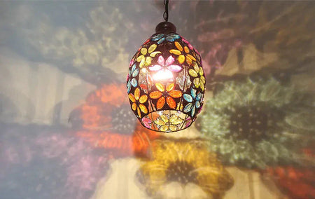 Luminaire Suspension finition cuivre brossé – Référence : Télian4829-ILLUMEEN.COM