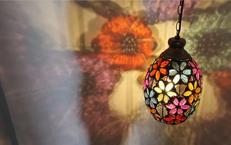 Luminaire Suspension finition cuivre brossé – Référence : Télian4829-ILLUMEEN.COM