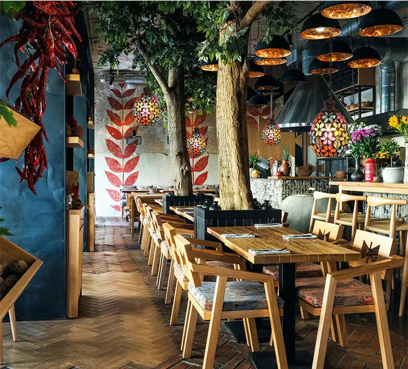 Luminaire Suspension finition cuivre brossé – Référence : Télian4829-ILLUMEEN.COM