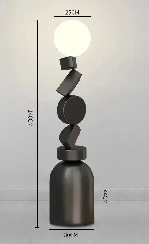 Luminaire Lampadaire style épuré – Référence : Cyane1947-ILLUMEEN.COM