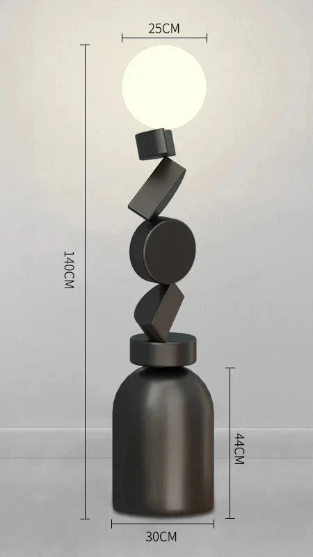 Luminaire Lampadaire style épuré – Référence : Cyane1947-ILLUMEEN.COM