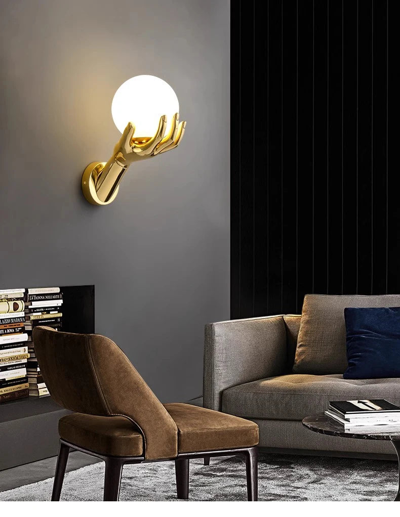 Luminaire Applique Murale dorée - Référence: Mira1045-ILLUMEEN.COM