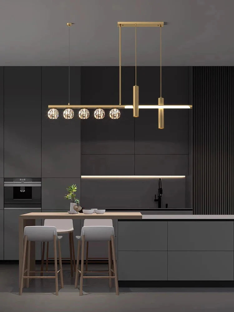 Luminaire Suspension cristal étincelant – Référence : Marvyn4652-ILLUMEEN.COM