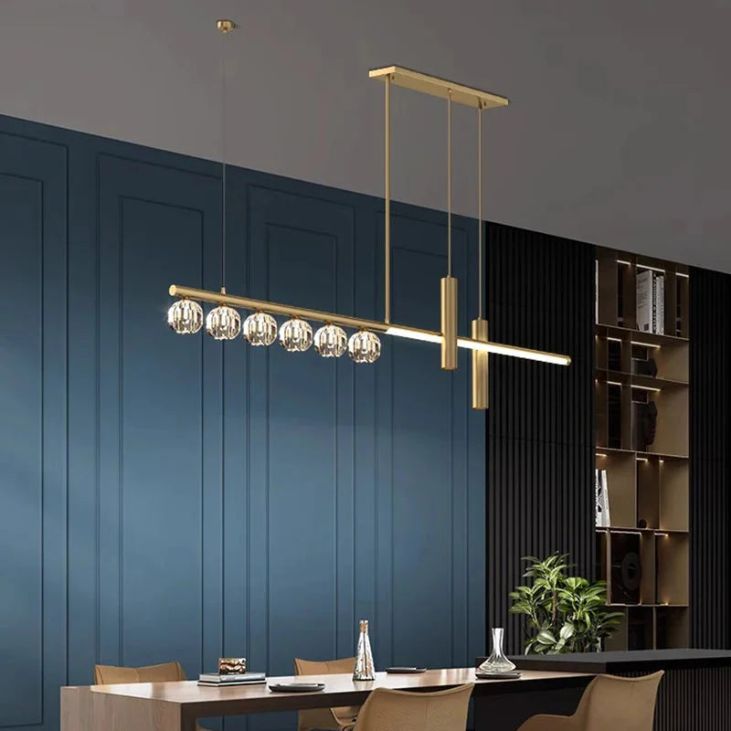 Luminaire Suspension cristal étincelant – Référence : Marvyn4652-ILLUMEEN.COM