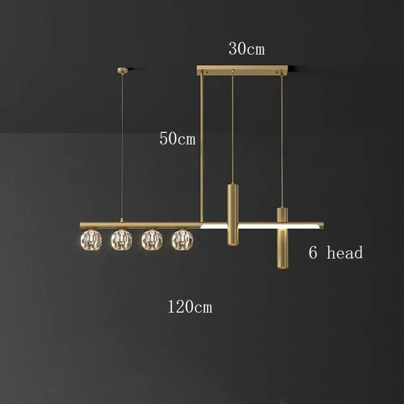 Luminaire Suspension cristal étincelant – Référence : Marvyn4652-ILLUMEEN.COM