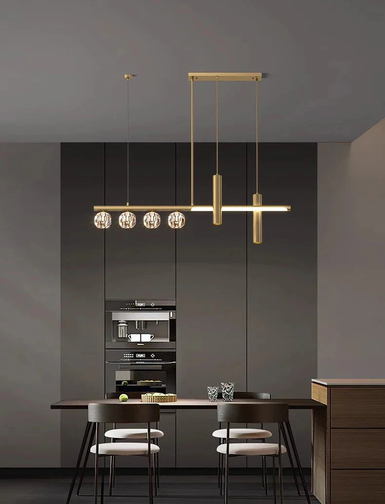 Luminaire Suspension cristal étincelant – Référence : Marvyn4652-ILLUMEEN.COM