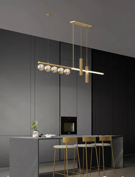Luminaire Suspension cristal étincelant – Référence : Marvyn4652-ILLUMEEN.COM