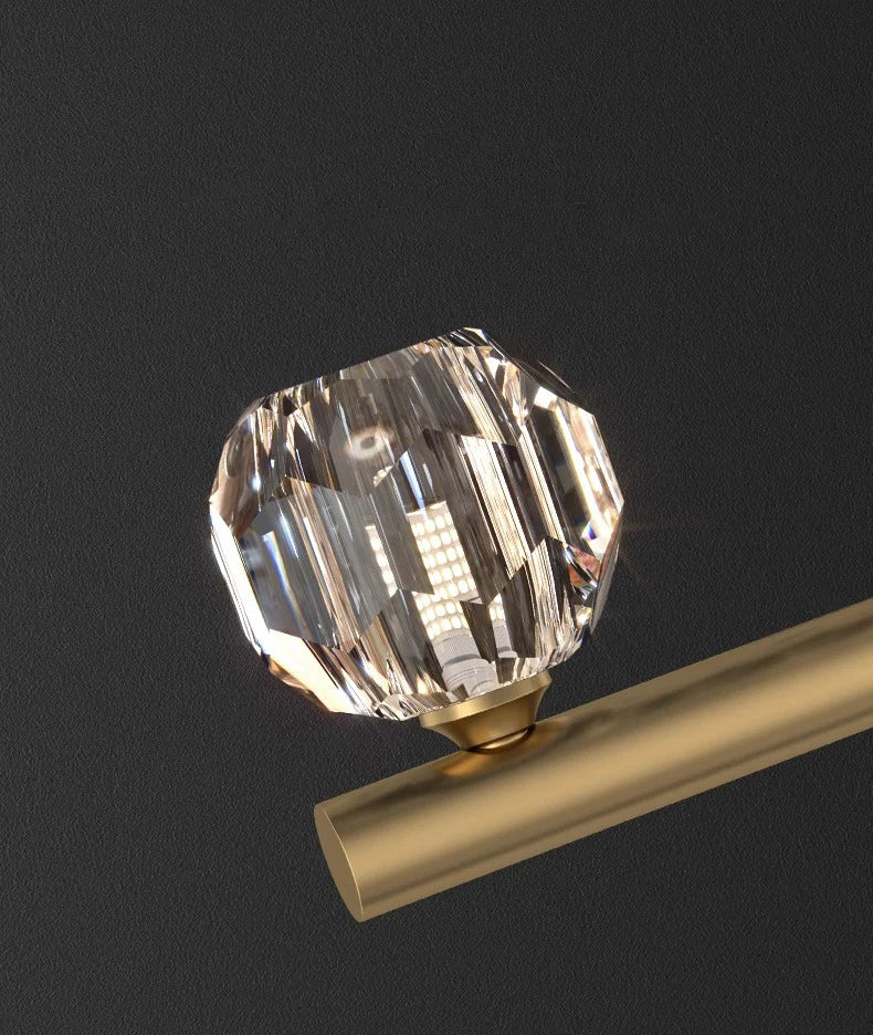 Luminaire Suspension cristal étincelant – Référence : Marvyn4652-ILLUMEEN.COM