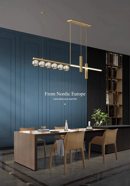 Luminaire Suspension cristal étincelant – Référence : Marvyn4652-ILLUMEEN.COM