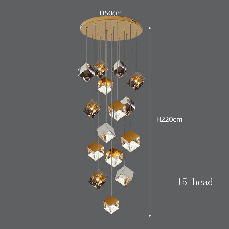 Luminaire Suspension finition brillante argentée – Référence : Marvyn6723-ILLUMEEN.COM