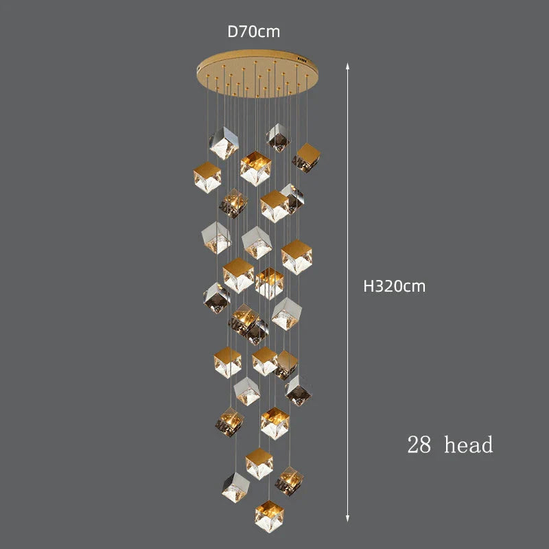 Luminaire Suspension finition brillante argentée – Référence : Marvyn6723-ILLUMEEN.COM