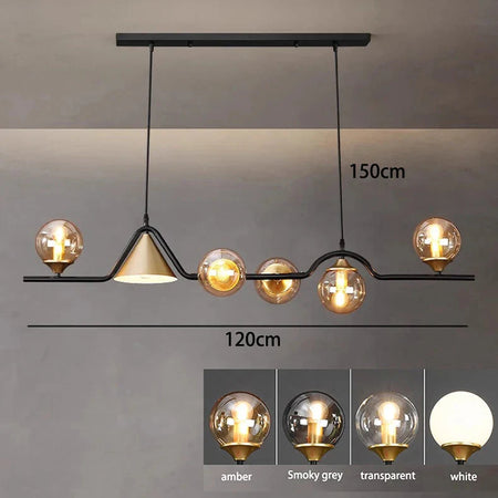 Luminaire Suspension design contemporain argenté – Référence : Calyx4823-ILLUMEEN.COM