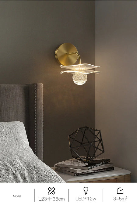 Luminaire Applique Murale lotus – Référence: Thaïs2047-ILLUMEEN.COM