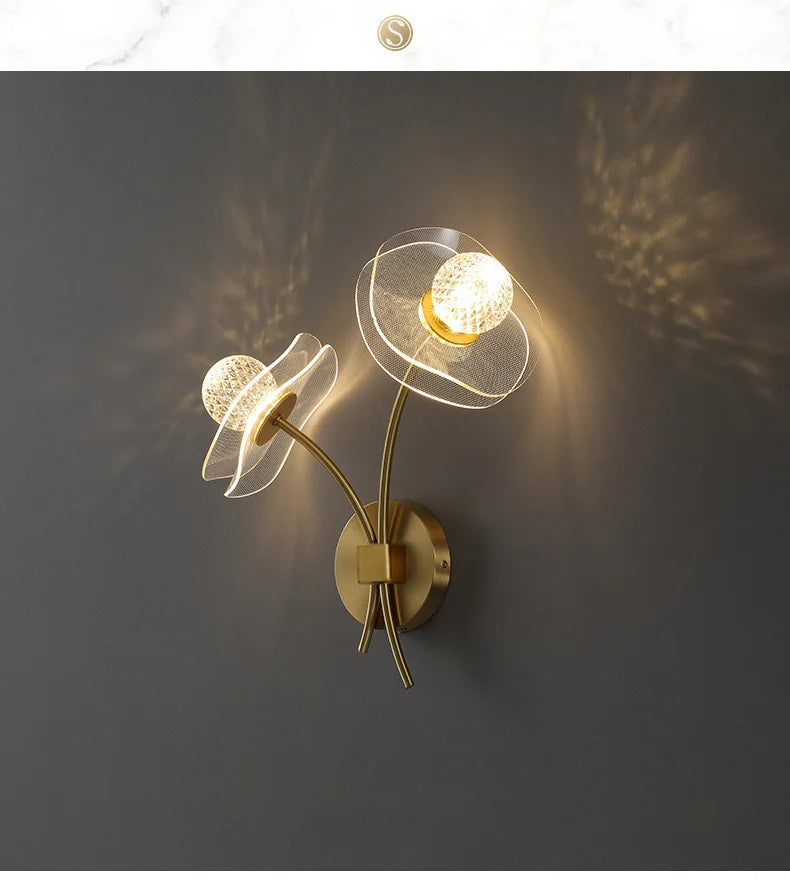 Luminaire Applique Murale lotus – Référence: Thaïs2047-ILLUMEEN.COM