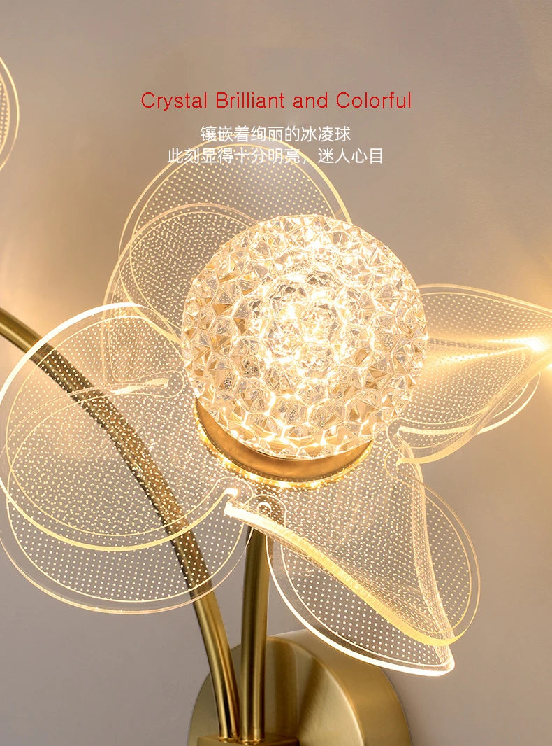 Luminaire Applique Murale lotus – Référence: Thaïs2047-ILLUMEEN.COM