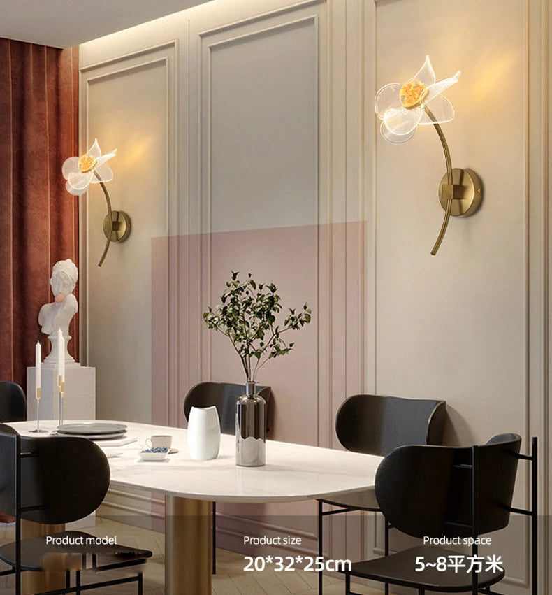 Luminaire Applique Murale lotus – Référence: Thaïs2047-ILLUMEEN.COM