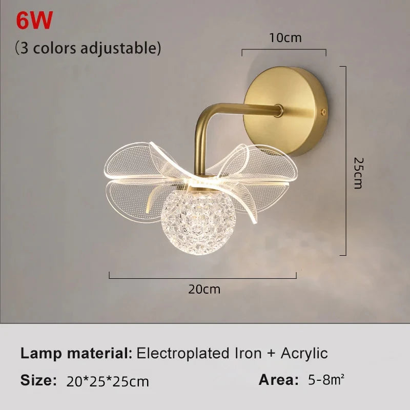 Luminaire Applique Murale lotus – Référence: Thaïs2047-ILLUMEEN.COM