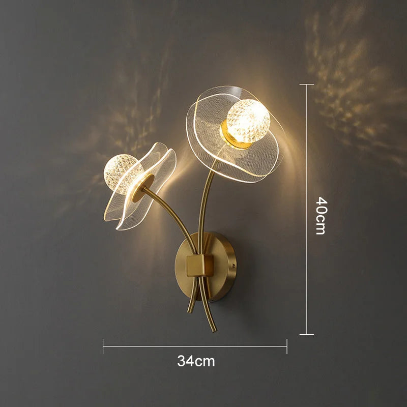 Luminaire Applique Murale lotus – Référence: Thaïs2047-ILLUMEEN.COM