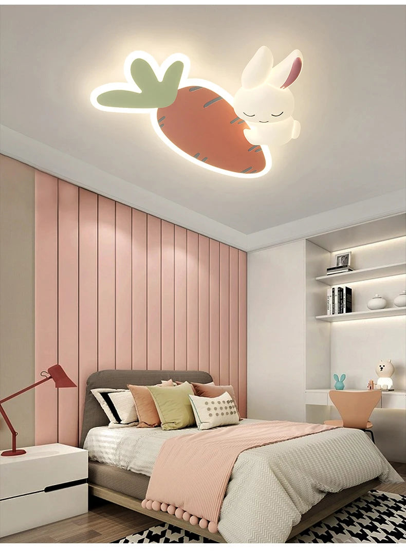 Luminaire Enfant Carotte Lapin – Référence: Louna3821-ILLUMEEN.COM