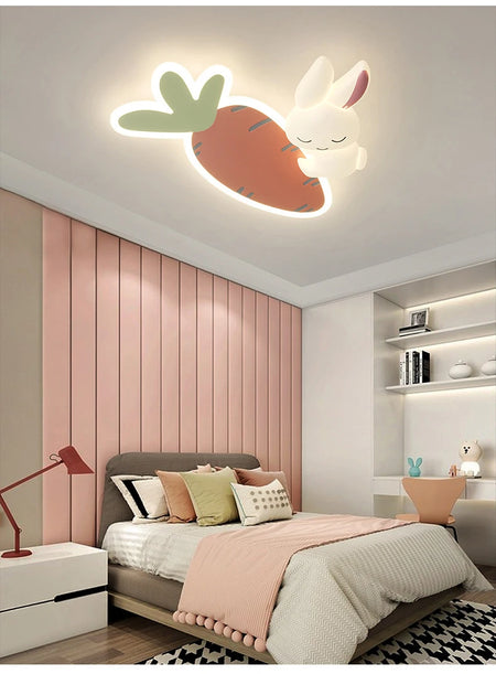 Luminaire Enfant Carotte Lapin – Référence: Louna3821-ILLUMEEN.COM