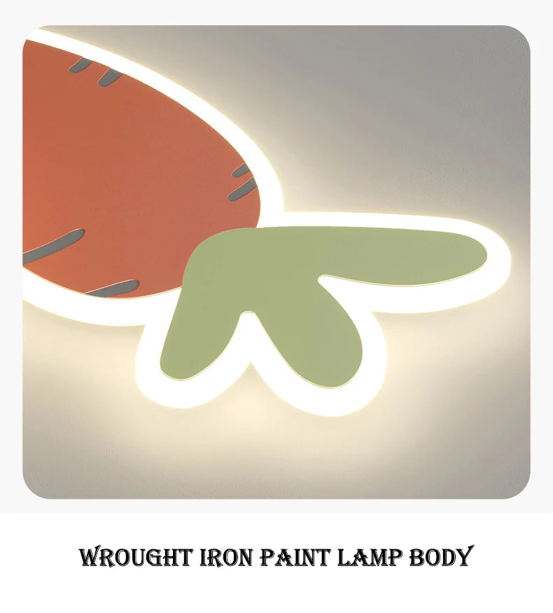 Luminaire Enfant Carotte Lapin – Référence: Louna3821-ILLUMEEN.COM