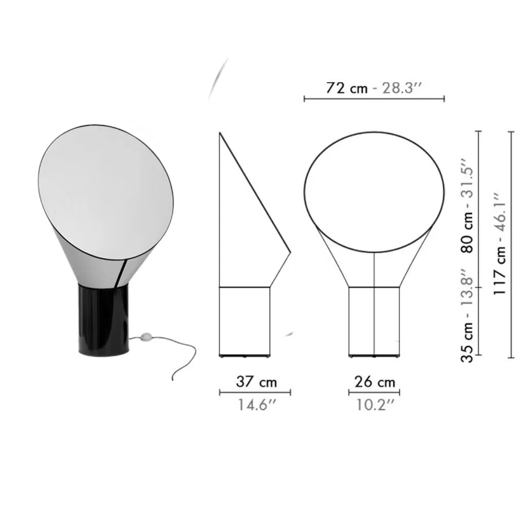 Luminaire Lampadaire design élégant – Référence : Noémi1843-ILLUMEEN.COM