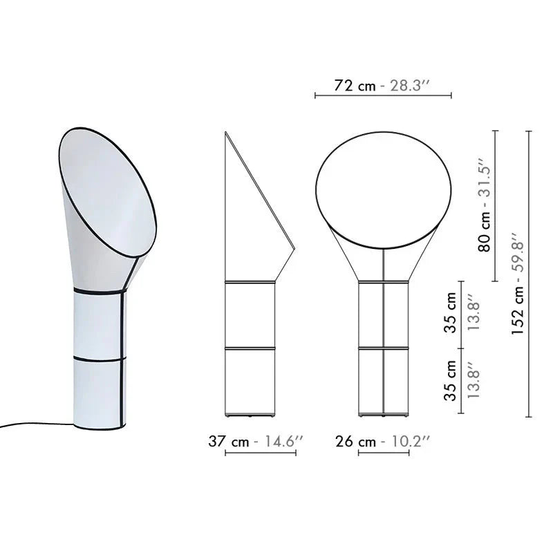 Luminaire Lampadaire design élégant – Référence : Noémi1843-ILLUMEEN.COM