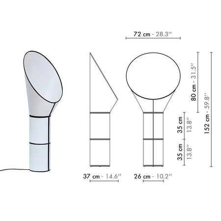 Luminaire Lampadaire design élégant – Référence : Noémi1843-ILLUMEEN.COM