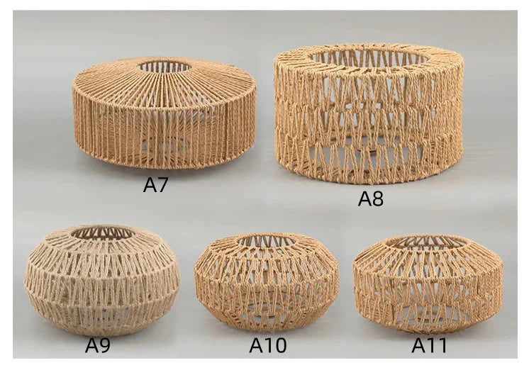 Luminaire Abat-Jour tissé à la main – Référence : Alaric-ILLUMEEN.COM
