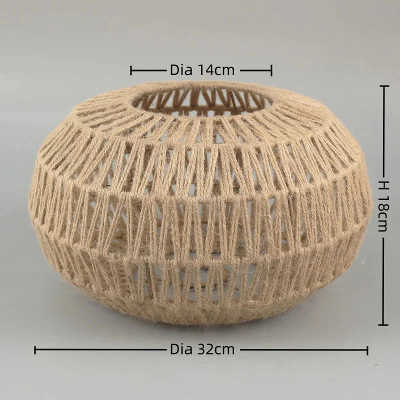 Luminaire Abat-Jour tissé à la main – Référence : Alaric-ILLUMEEN.COM