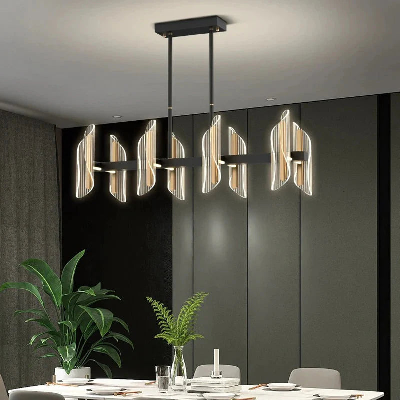 Luminaire Suspension design minimaliste en acrylique – Référence : Maelis4923-ILLUMEEN.COM