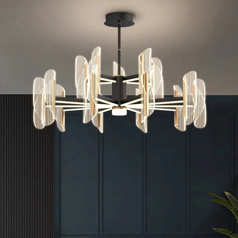 Luminaire Suspension design minimaliste en acrylique – Référence : Maelis4923-ILLUMEEN.COM