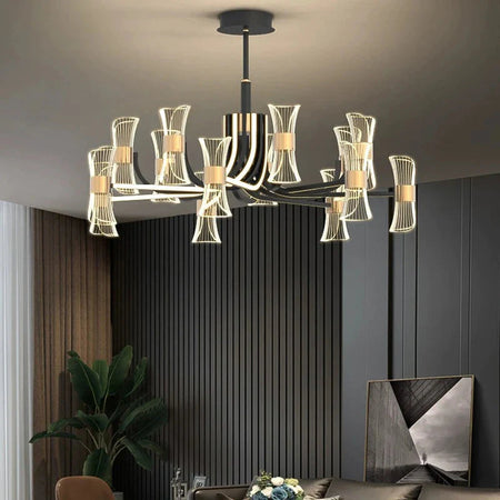 Luminaire Suspension design minimaliste en acrylique – Référence : Maelis4923-ILLUMEEN.COM