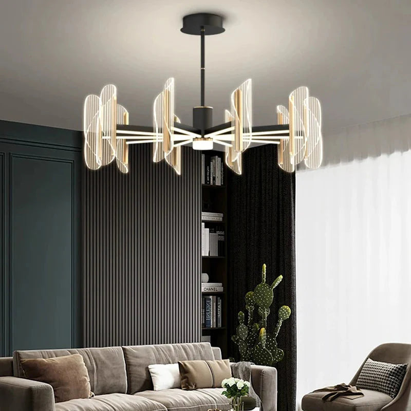 Luminaire Suspension design minimaliste en acrylique – Référence : Maelis4923-ILLUMEEN.COM