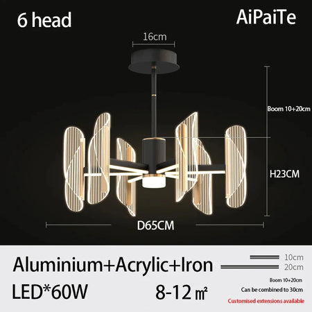 Luminaire Suspension design minimaliste en acrylique – Référence : Maelis4923-ILLUMEEN.COM