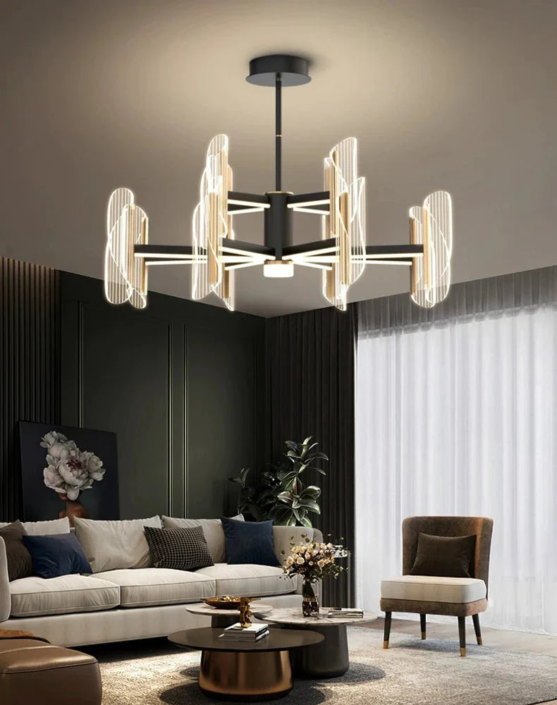 Luminaire Suspension design minimaliste en acrylique – Référence : Maelis4923-ILLUMEEN.COM