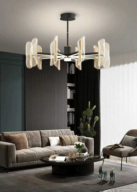 Luminaire Suspension design minimaliste en acrylique – Référence : Maelis4923-ILLUMEEN.COM