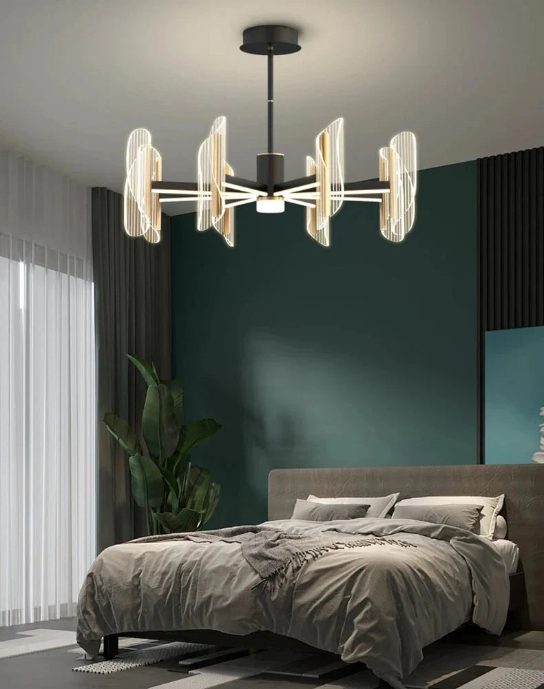 Luminaire Suspension design minimaliste en acrylique – Référence : Maelis4923-ILLUMEEN.COM