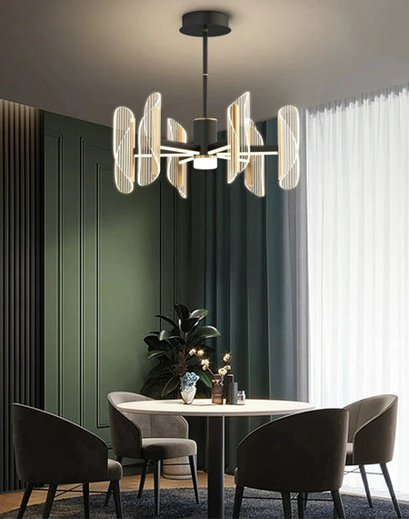 Luminaire Suspension design minimaliste en acrylique – Référence : Maelis4923-ILLUMEEN.COM