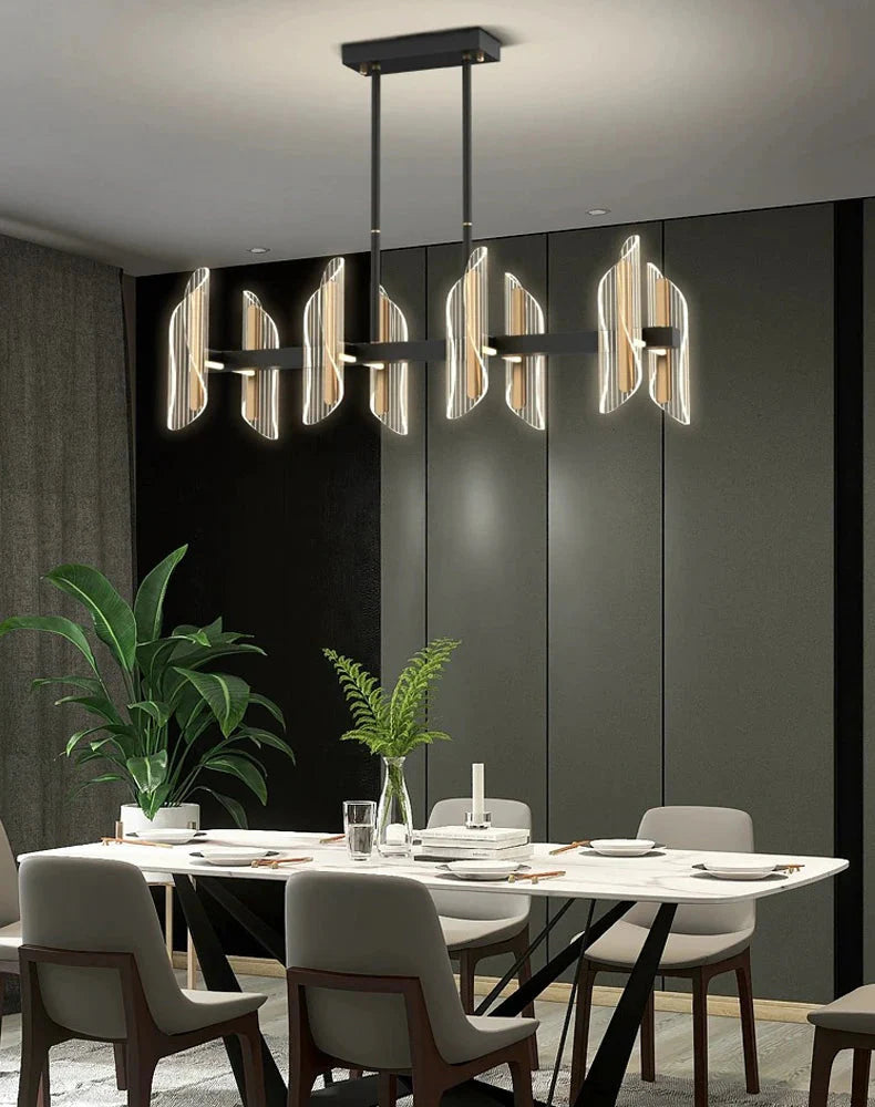 Luminaire Suspension design minimaliste en acrylique – Référence : Maelis4923-ILLUMEEN.COM