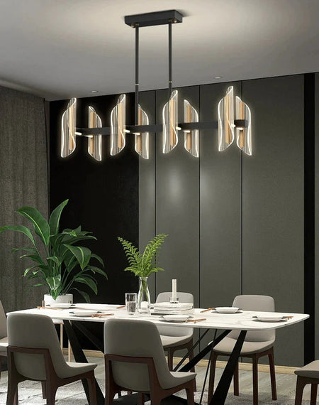 Luminaire Suspension design minimaliste en acrylique – Référence : Maelis4923-ILLUMEEN.COM