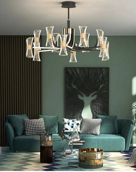 Luminaire Suspension design minimaliste en acrylique – Référence : Maelis4923-ILLUMEEN.COM