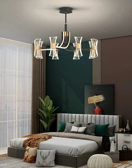 Luminaire Suspension design minimaliste en acrylique – Référence : Maelis4923-ILLUMEEN.COM