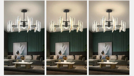 Luminaire Suspension design minimaliste en acrylique – Référence : Maelis4923-ILLUMEEN.COM