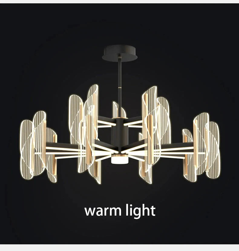 Luminaire Suspension design minimaliste en acrylique – Référence : Maelis4923-ILLUMEEN.COM